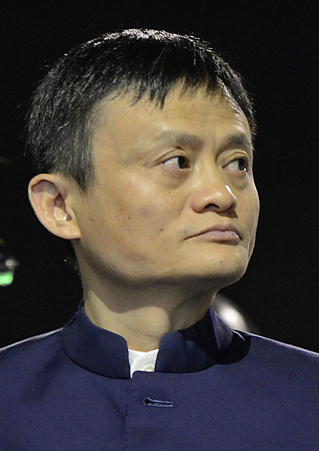 Portrait of Jack Ma, co-founder of Alibaba, photographed in 2015.
